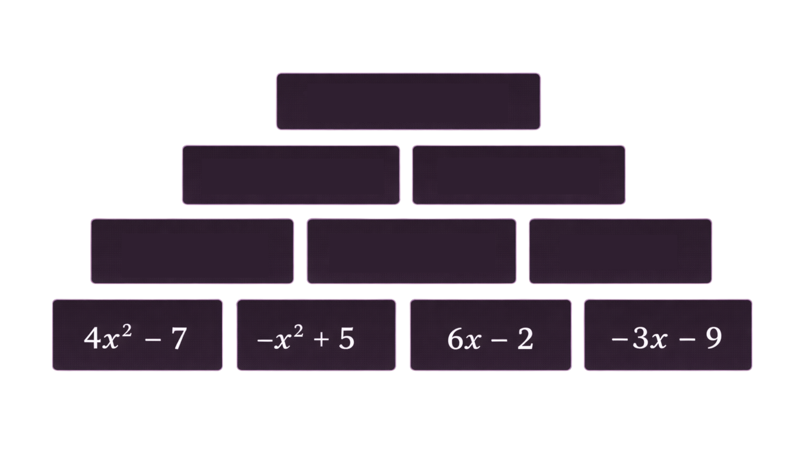Pyramide à compléter