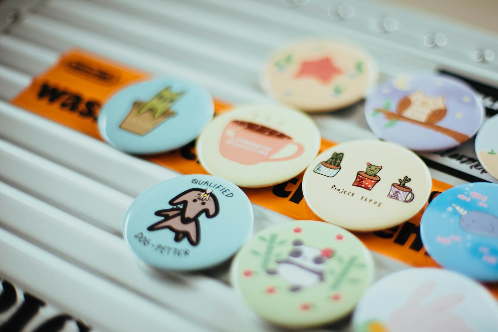 Illustration boîte de badges